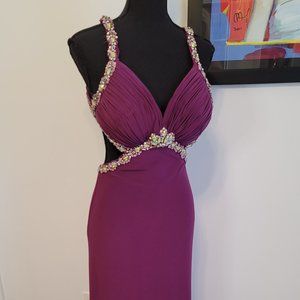 Purple size 6 Prom Gown